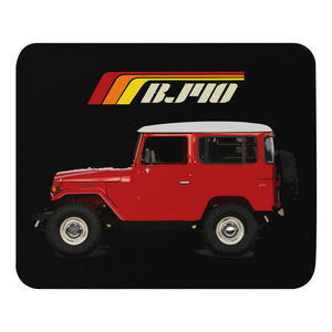 1978 Red BJ40 FJ40 Land Cruiser Off Road SUV Mouse pad