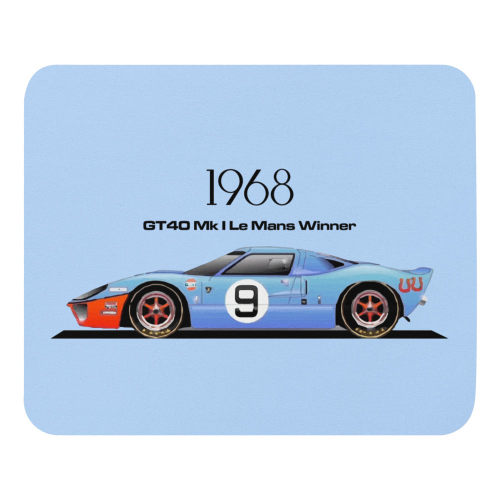 1968 GT40 Mk I Race Car Mouse pad