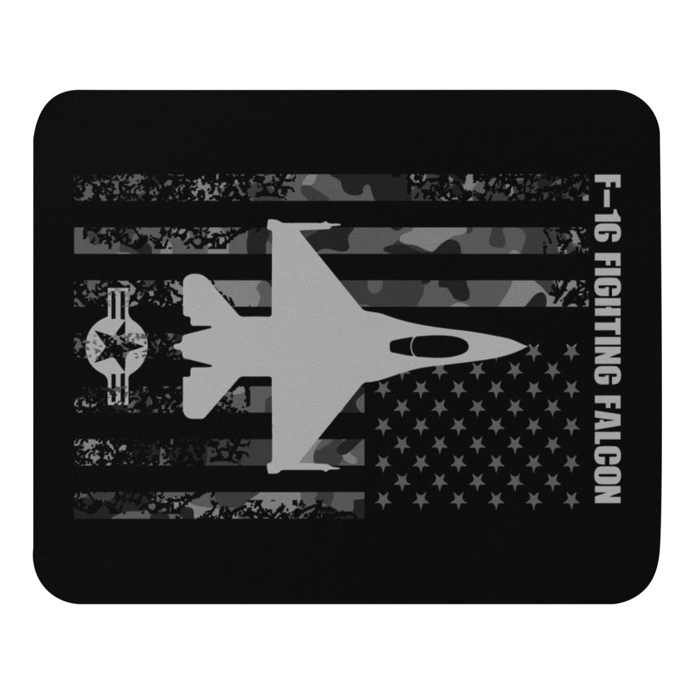 F-16 F16 Fighting Falcon USAF Military Combat Fighter Jet Mouse pad