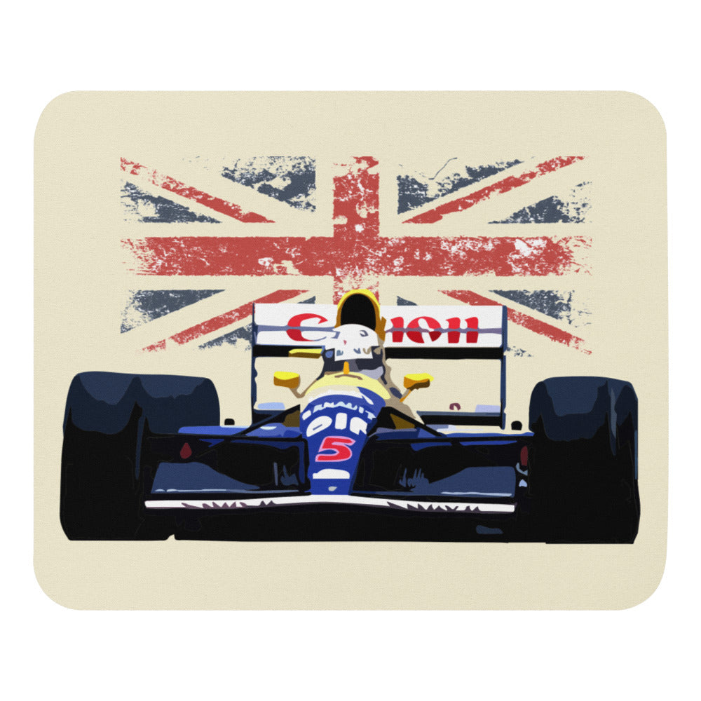 FW14 Nigel Mansell F1 British Grand Prix Mouse pad