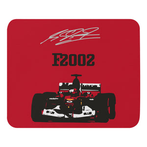 F1 Legend Driver Michael Schumacher F2002 Race Car Mouse pad