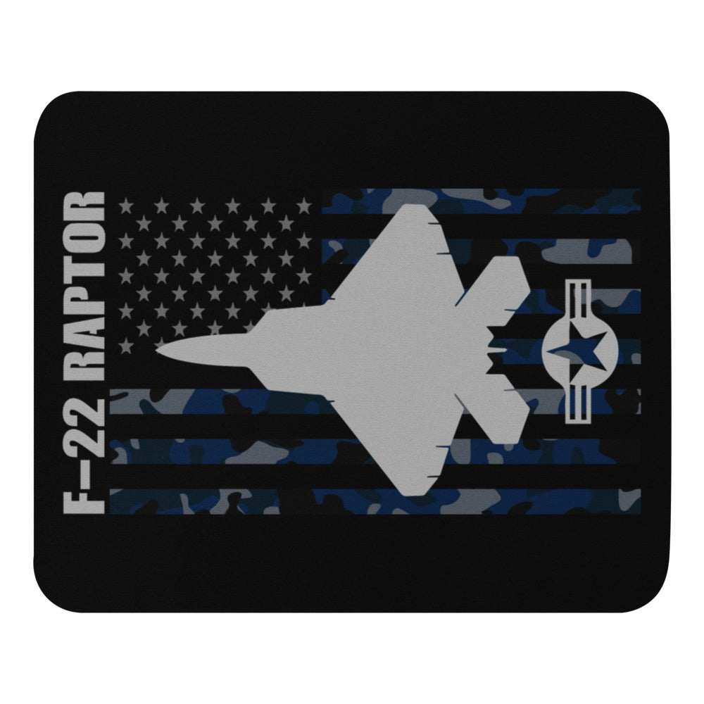 F-22 Raptor Military Fighter F22 Jet Aircraft Mouse pad