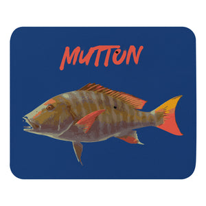 Mutton Snapper Atlantic Ocean Fish Salt Water Fishing Mouse pad