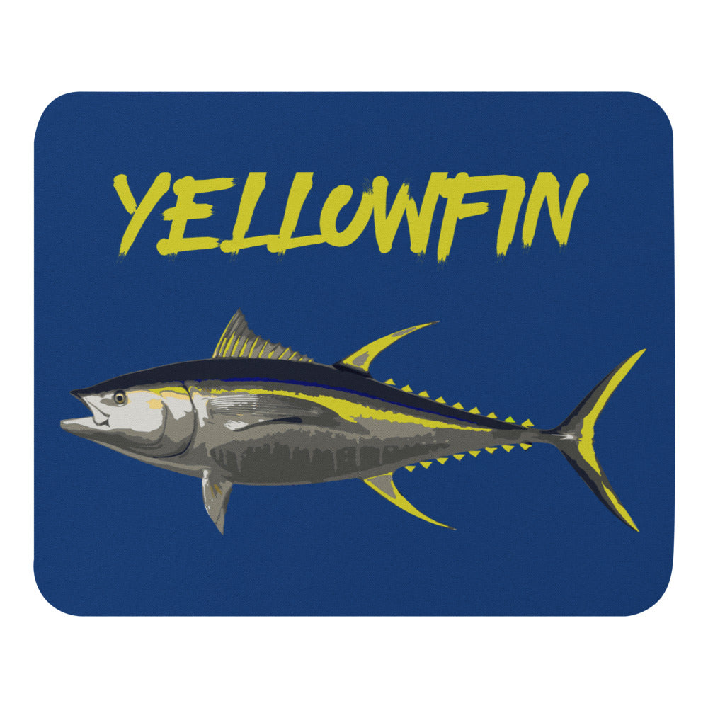 Yellowfin Tuna Fish Big Game Salt Water Fishing Mouse pad