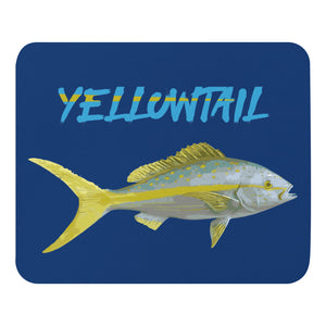 Atlantic Ocean Yellowtail Snapper Fish Salt Water Fishing Mouse pad