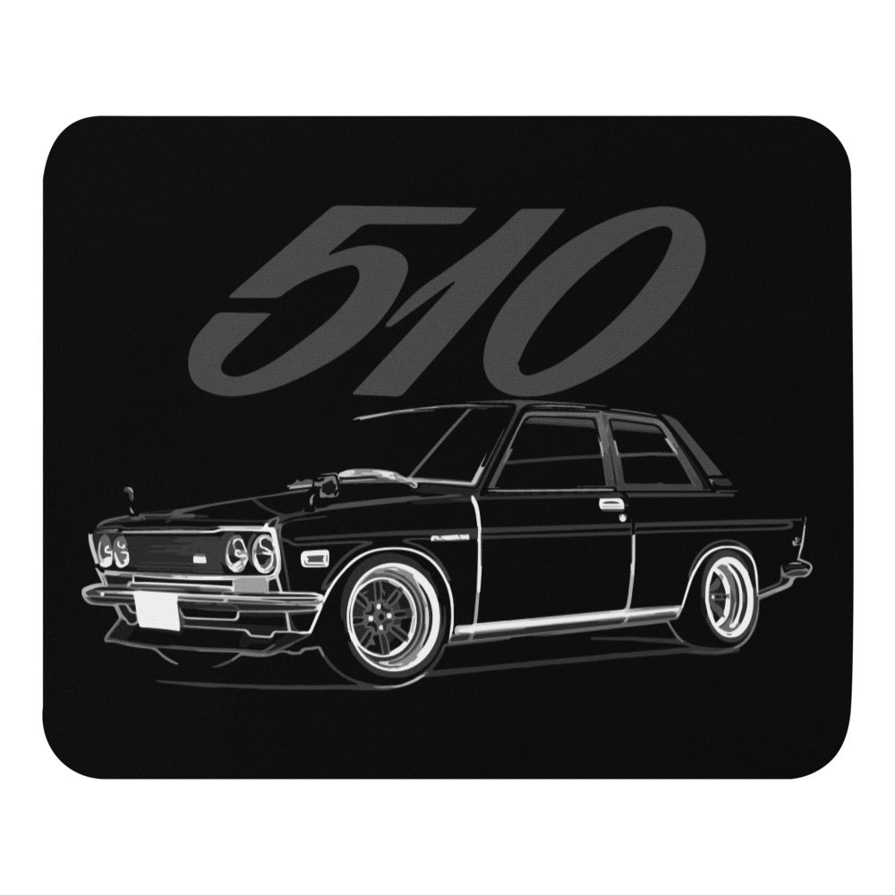 1971 Datsun 510 Collector Car JDM Custom Line Art Mouse pad