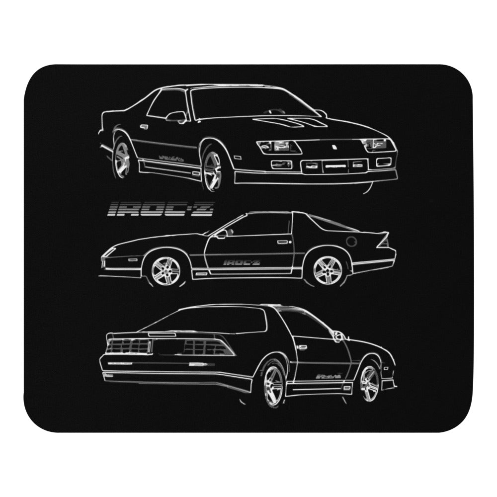 1987 Camaro IROC-Z Owner Gift Custom Outline Art Mouse pad