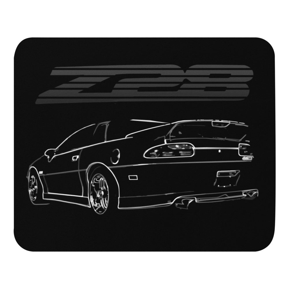 1994 Camaro Z28 Coupe Outline Art Mouse pad