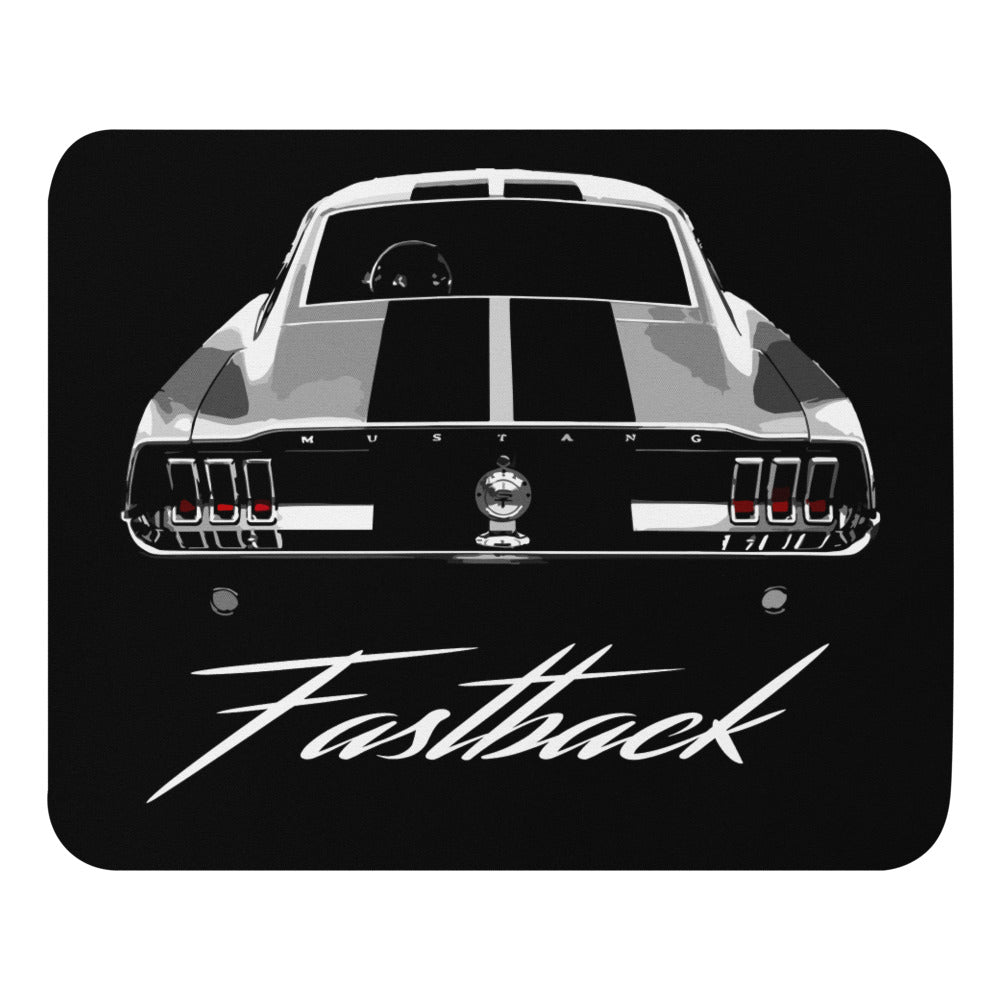 1967 Fastback Mustang Collector Car Gift Mouse pad