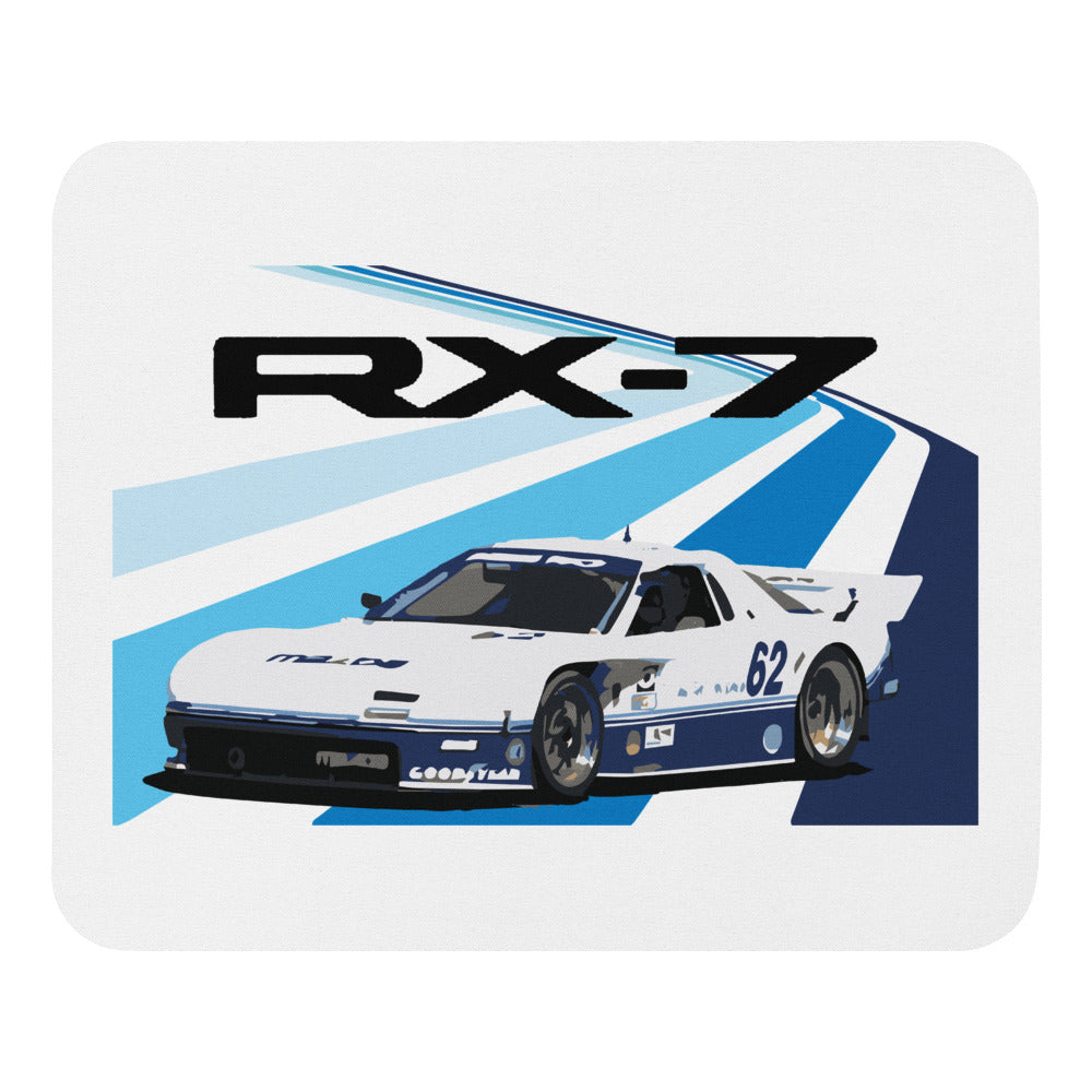 RX-7 IMSA GTO Race Car Rotary RX7 90s JDM Retro Racing Mouse pad