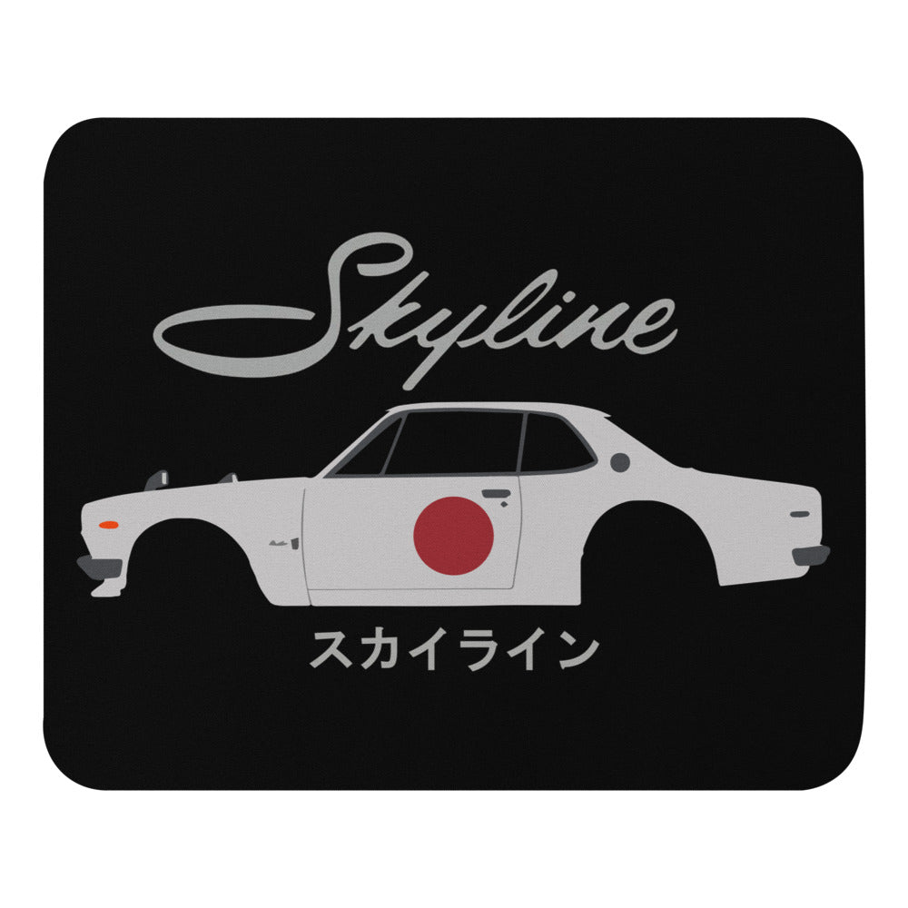 Skyline Hakosuka GT-R Japanese JDM Vintage Datsun GTR Art Mouse pad