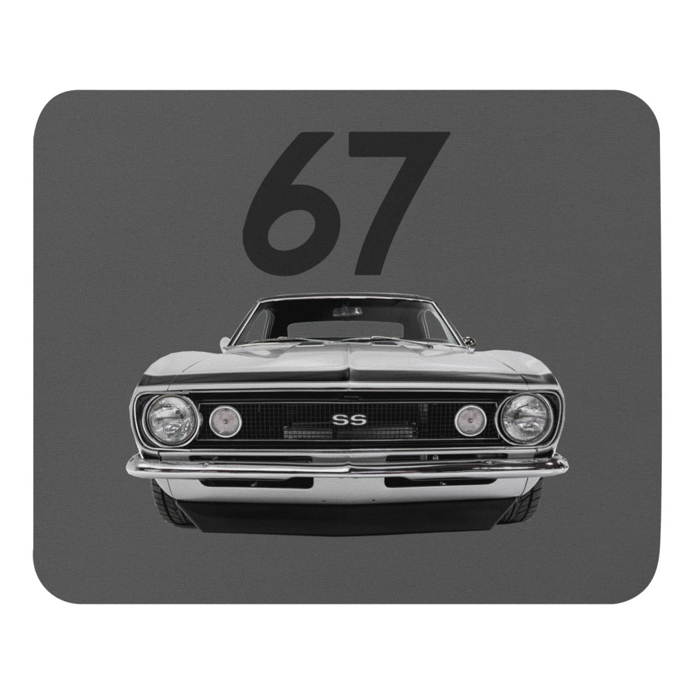1967 Camaro SS Super Sport Front Grille American Muscle car Owner Gift Hot Rod Drag Racing Project Cars Mouse pad