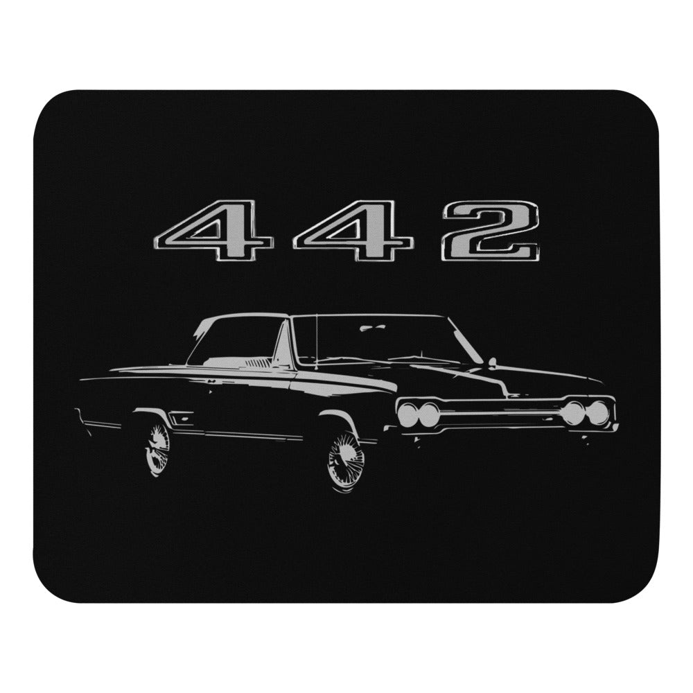 1965 Olds 442 Club Coupe American Classic Car Mouse pad