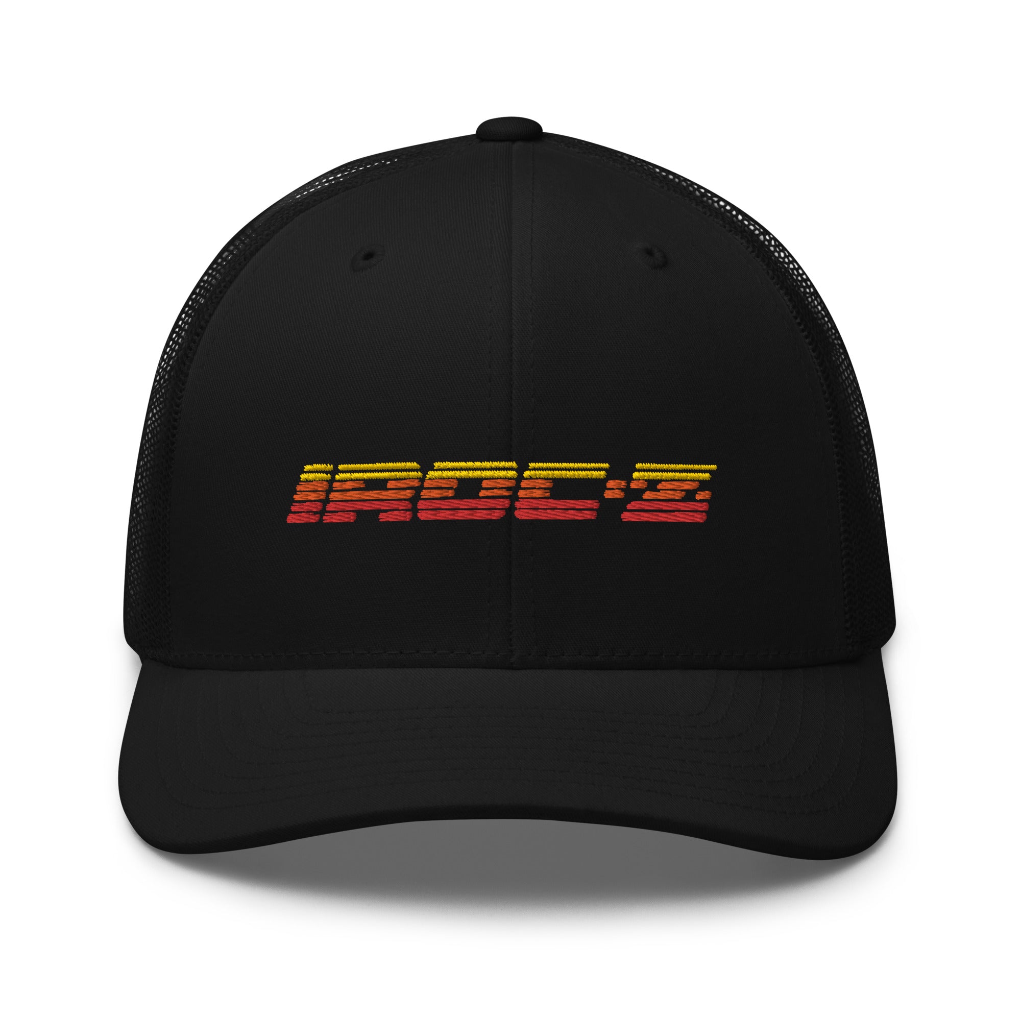 Retro 1980's Chevy Camaro IROC-Z Logo Trucker Cap