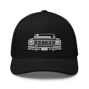 1980s F150 Bullnose Front Grille Bull Nose Pickup Truck Trucker Cap Snapback Hat