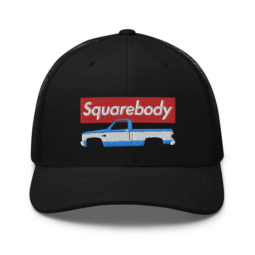 1987 Chevy C10 Silverado Squarebody Square Body Pickup Trucker Cap Snapback Hat Snap Back