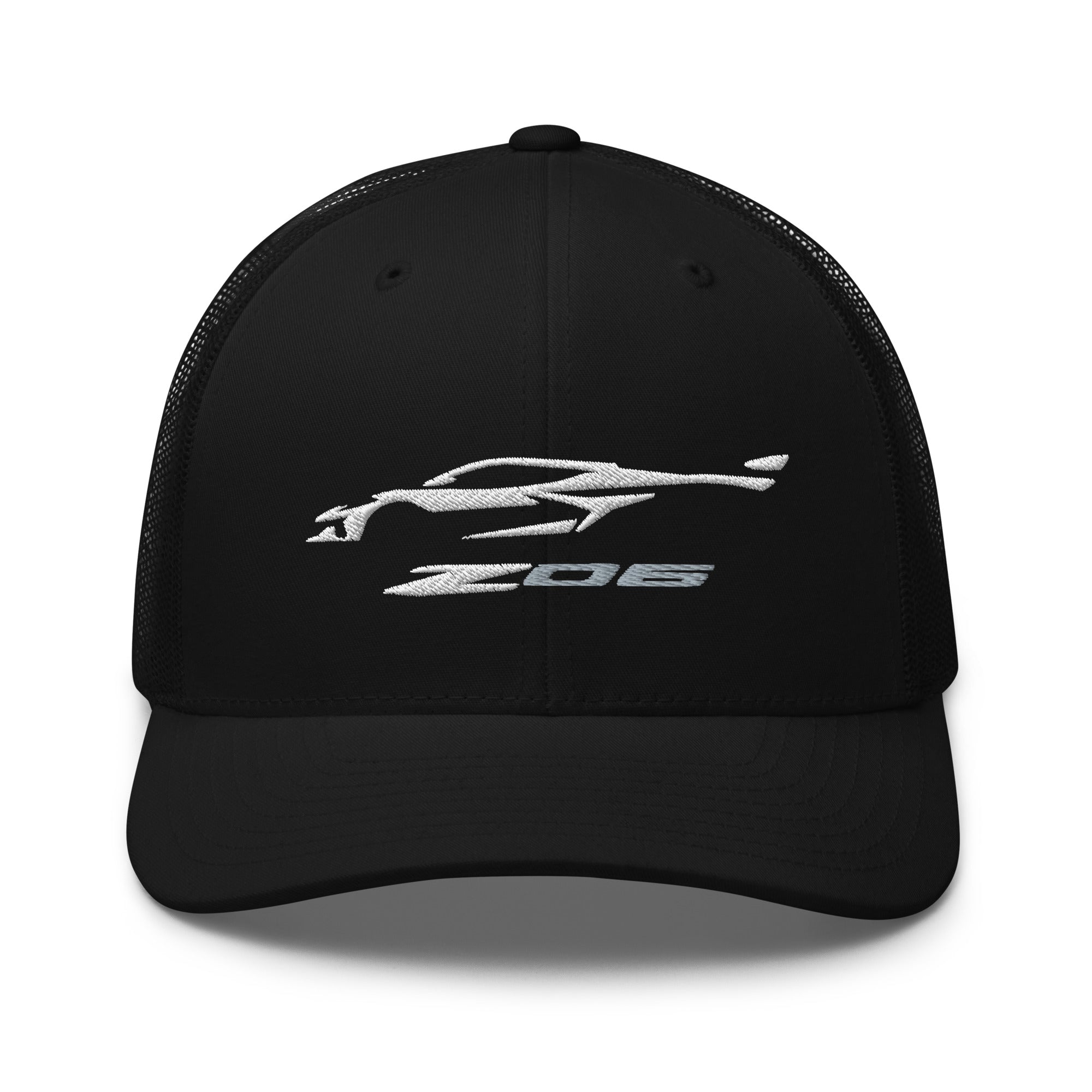 2023 Corvette Z06 C8 Vette Silhouette Custom Trucker Cap Snapback Hat