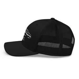 1972 Chevy Nova Black Silhouette American Muscle Car Owner Gift Trucker Cap Snapback Hat