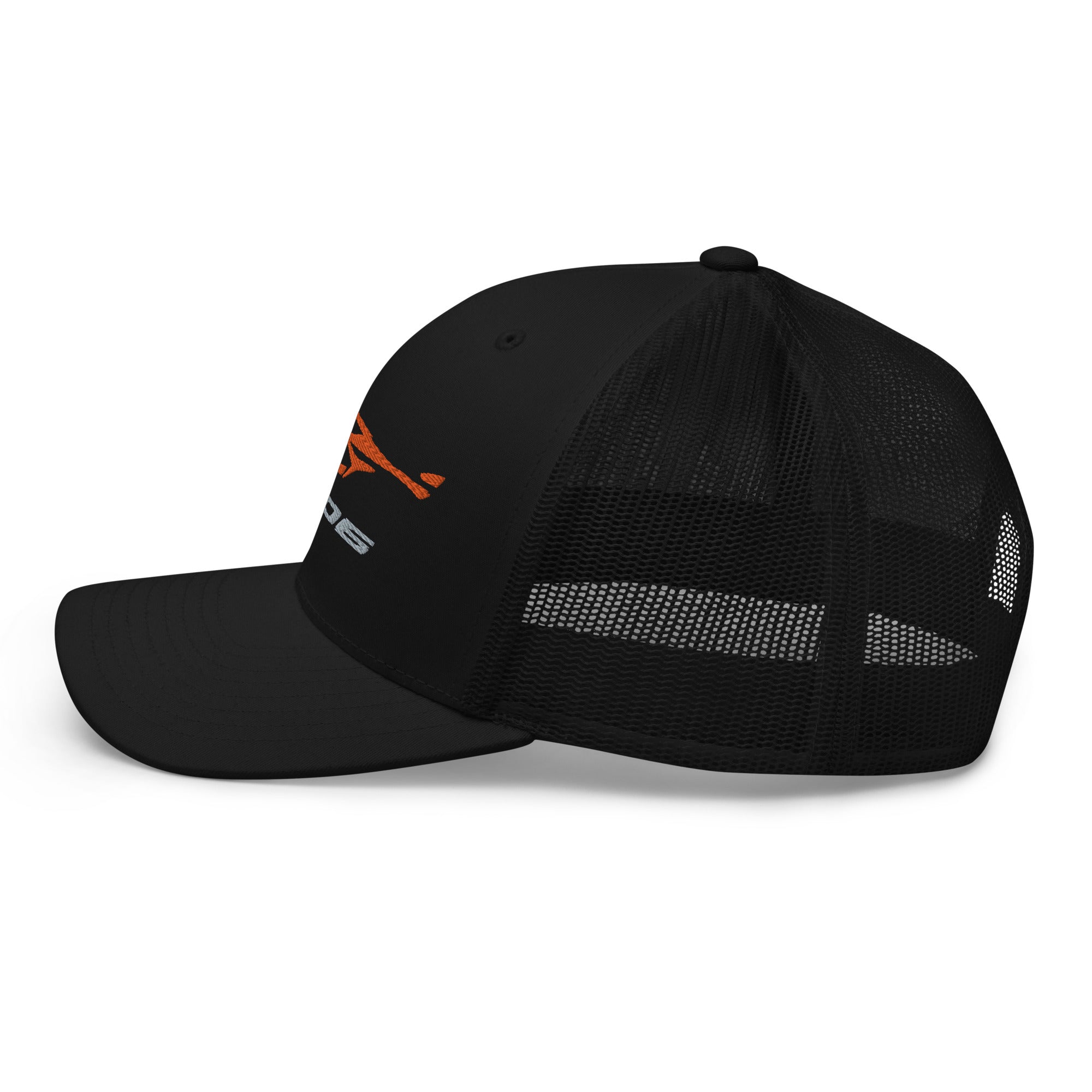 2023 Corvette Z06 C8 Amplify Orange Vette Silhouette Custom Trucker Cap Snapback hat