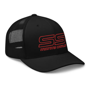 Monte Carlo SS Logo Red Shadows 1987-1988 Trucker Cap