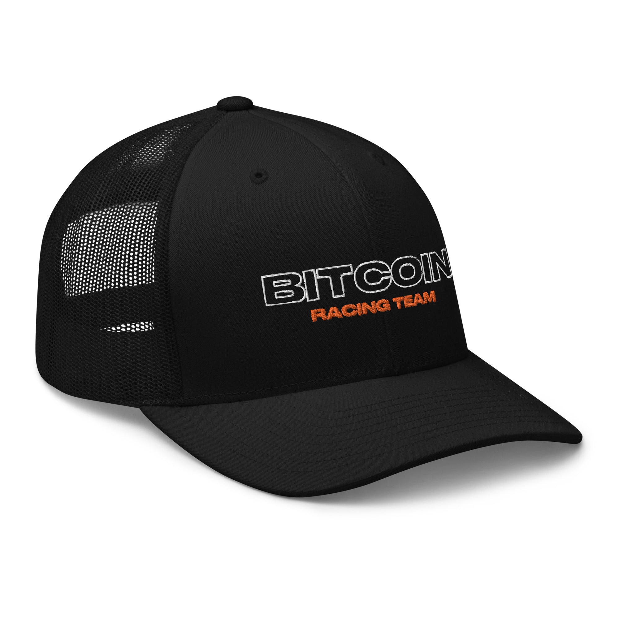 Bitcoin Racing Team Crypto Trucker Cap