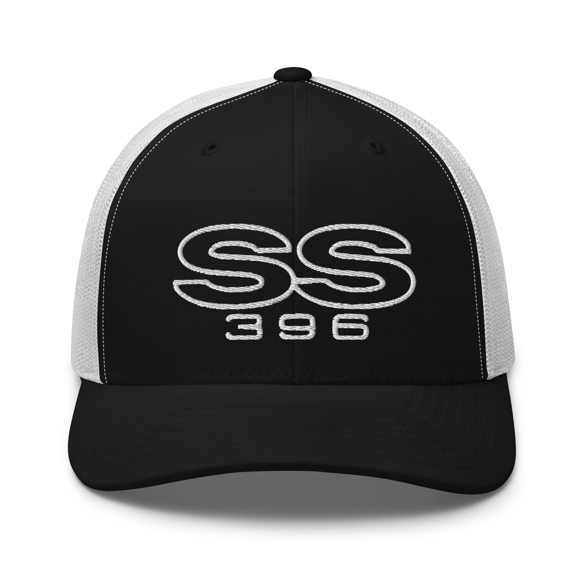 SS 396 Chevy Engine Muscle Car Owner Gift Trucker Cap