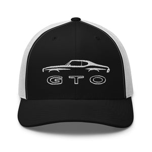 GTO American Muscle Car Collector Classic Cars Owner Gift Trucker Cap