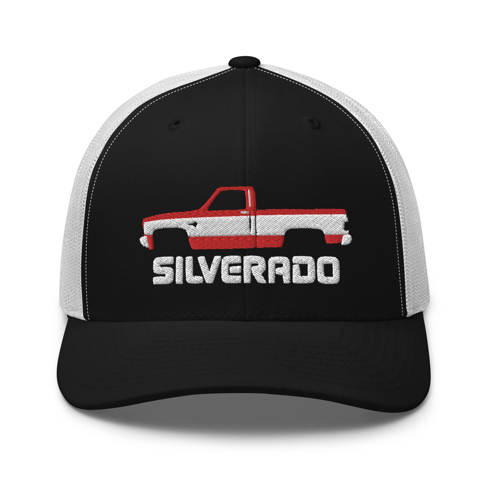 1987 Chevy C10 Silverado Square Body American Pickup Truck Snapback Trucker Hat