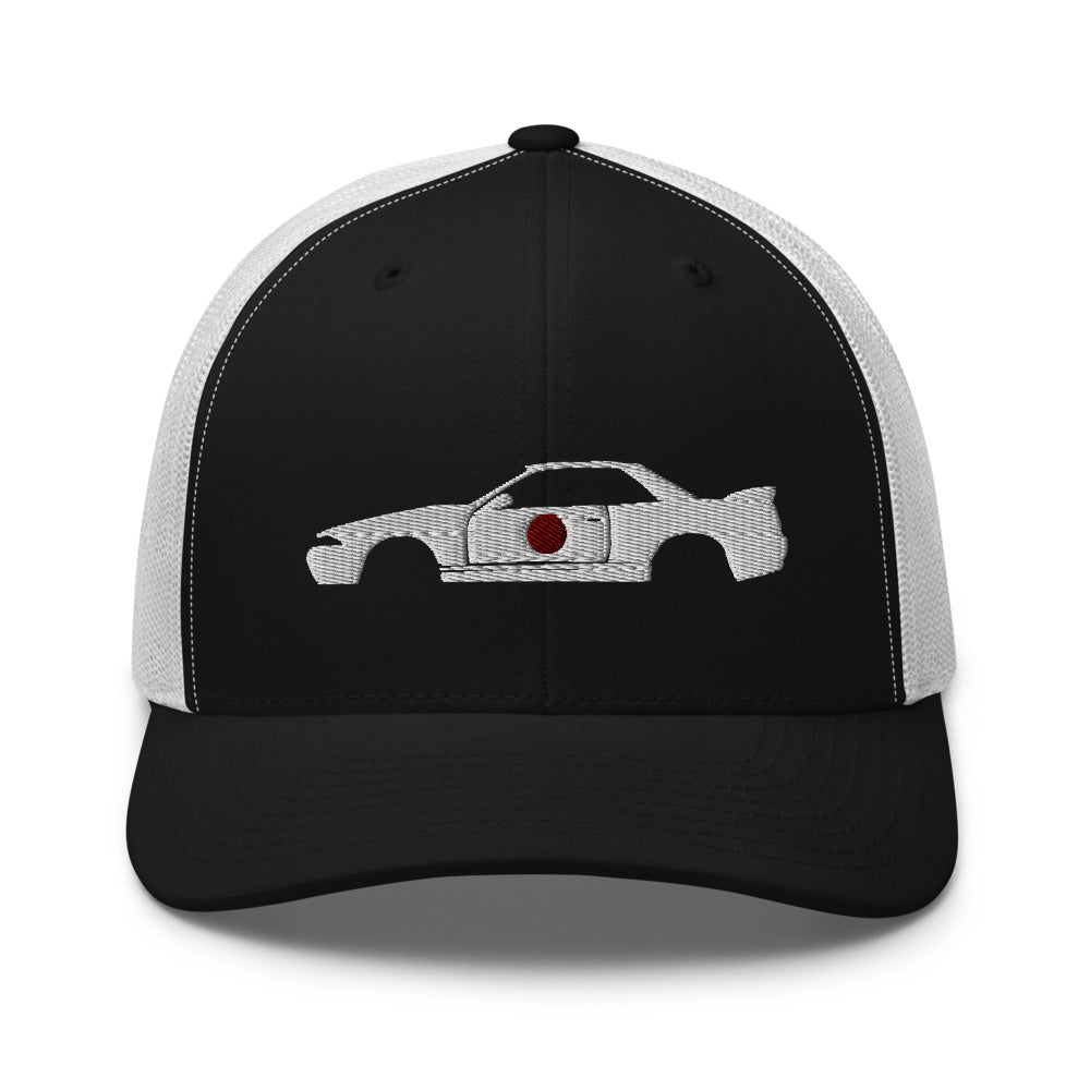 R32 GT-R Skyline GTR JDM Custom Stencil Design Car Club Drift Streetwear Trucker Cap