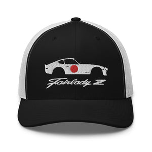 Datsun 280z Fairlady Z Script Japanese JDM Custom Design Trucker Cap Snapback Hat