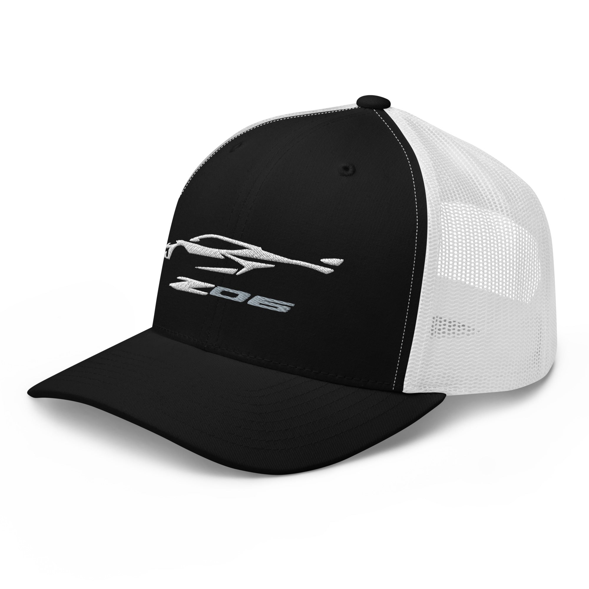 2023 Corvette Z06 C8 Vette Silhouette Custom Trucker Cap Snapback Hat