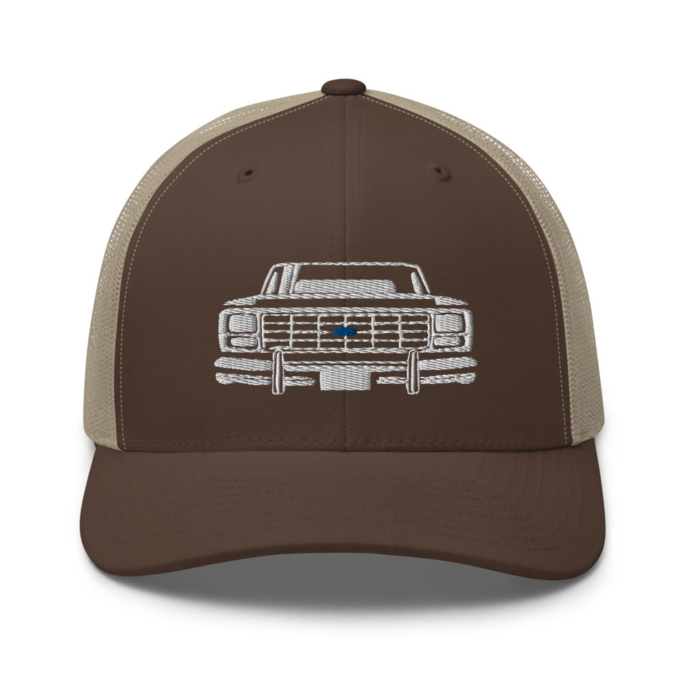 1980s F150 Bullnose Front Grille Bull Nose Pickup Truck Trucker Cap Snapback Hat