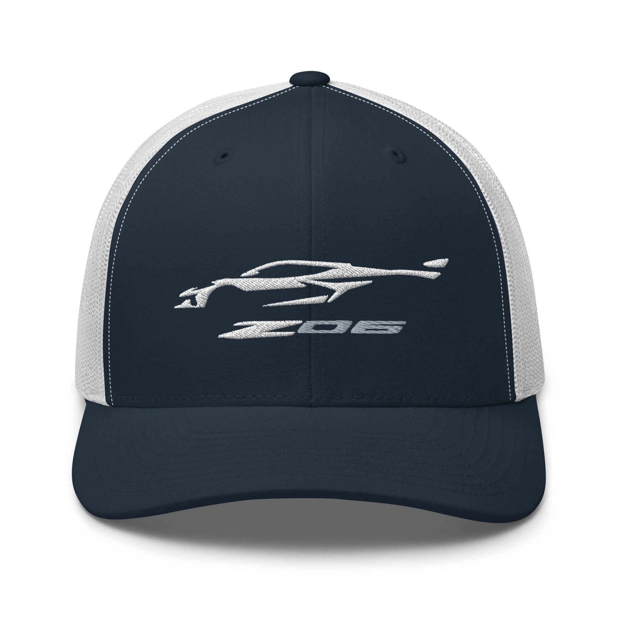 2023 Corvette Z06 C8 Vette Silhouette Custom Trucker Cap Snapback Hat