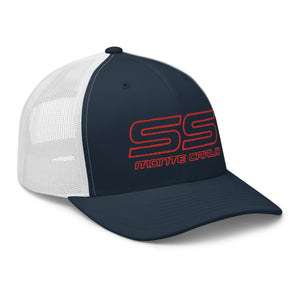 Monte Carlo SS Logo Red Shadows 1987-1988 Trucker Cap