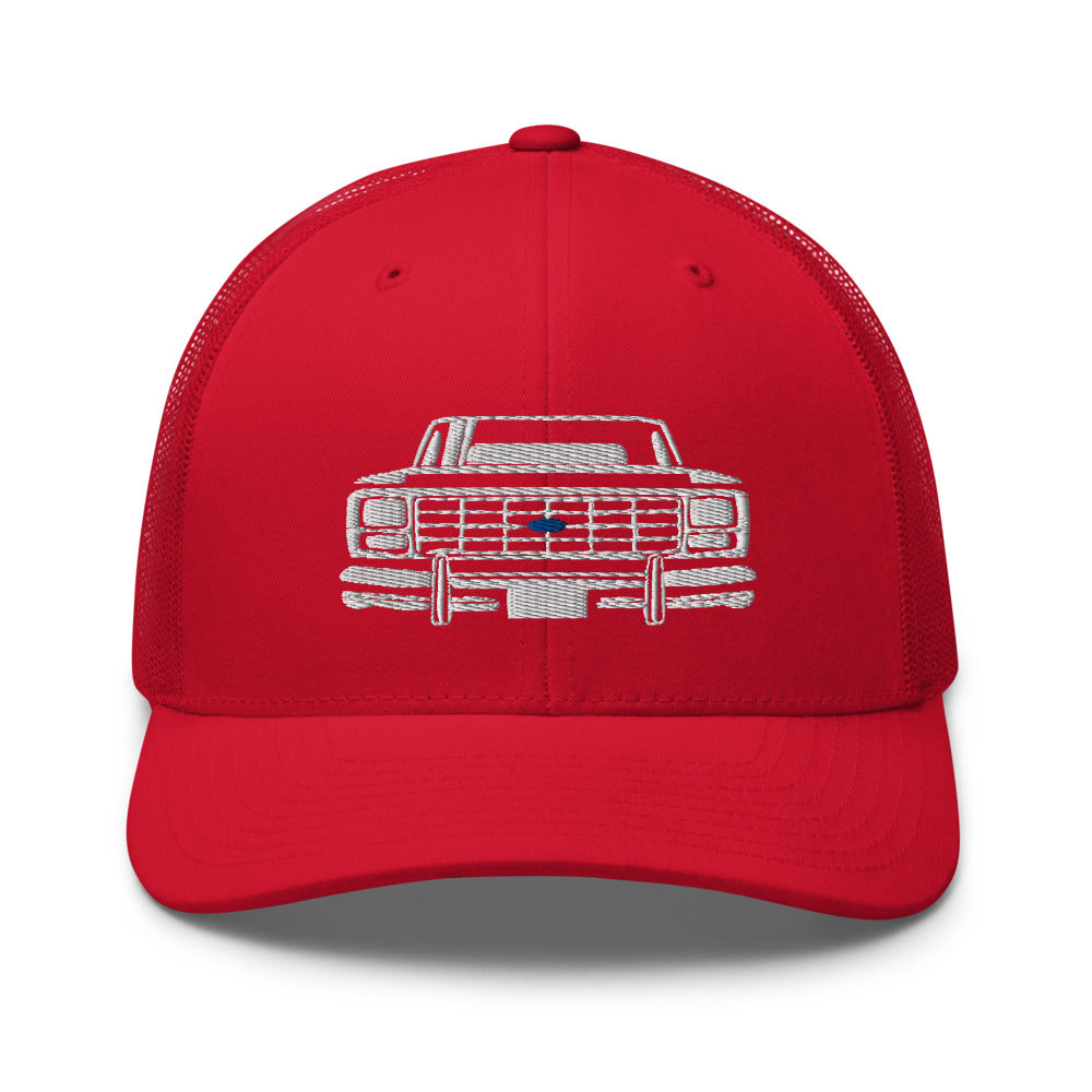 1980s F150 Bullnose Front Grille Bull Nose Pickup Truck Trucker Cap Snapback Hat