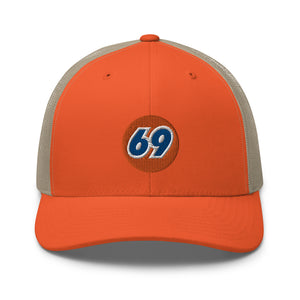 76 Oil Gas Station Parody 69 Official Fuel Racing Trucker Cap Snapback Hat