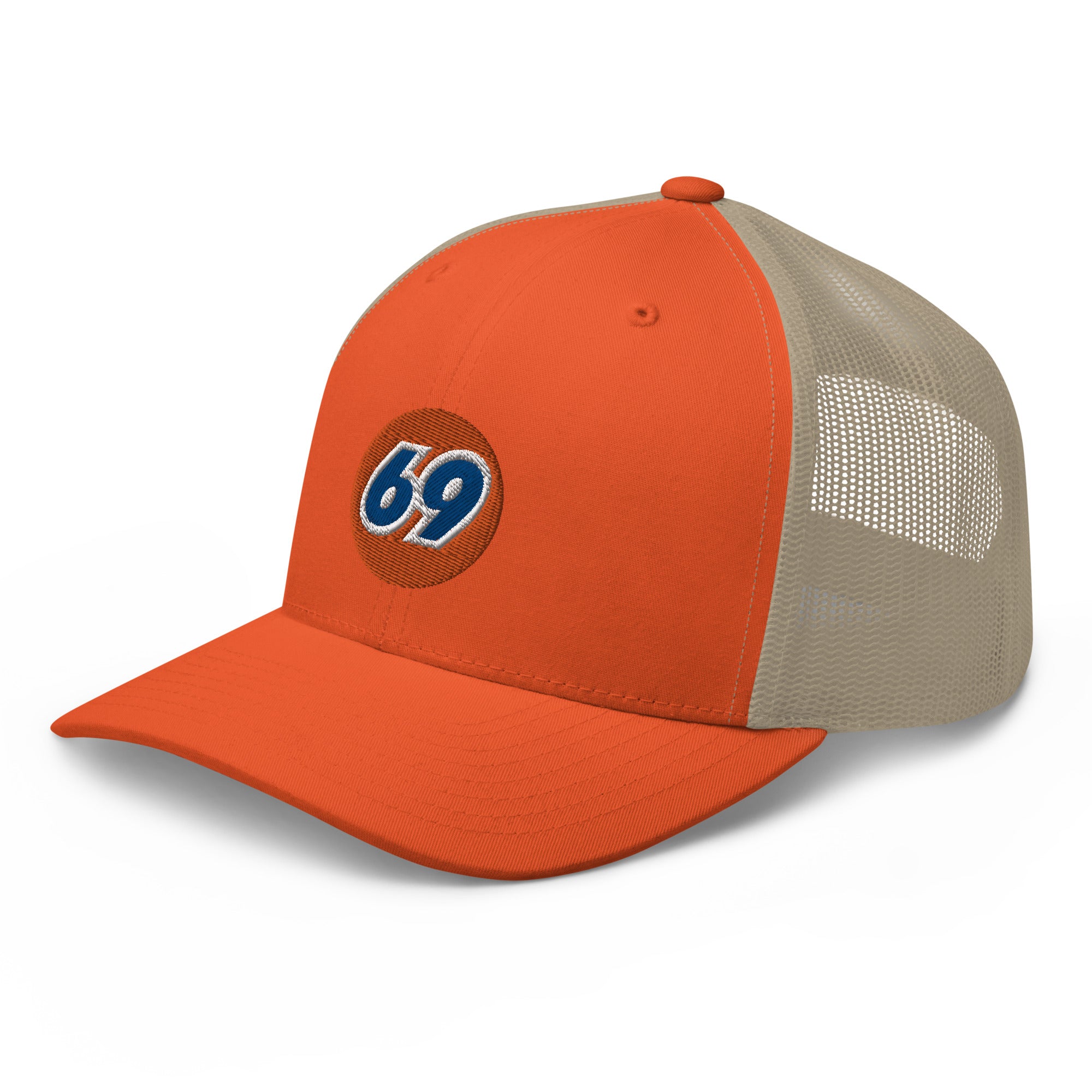 76 Oil Gas Station Parody 69 Official Fuel Racing Trucker Cap Snapback Hat