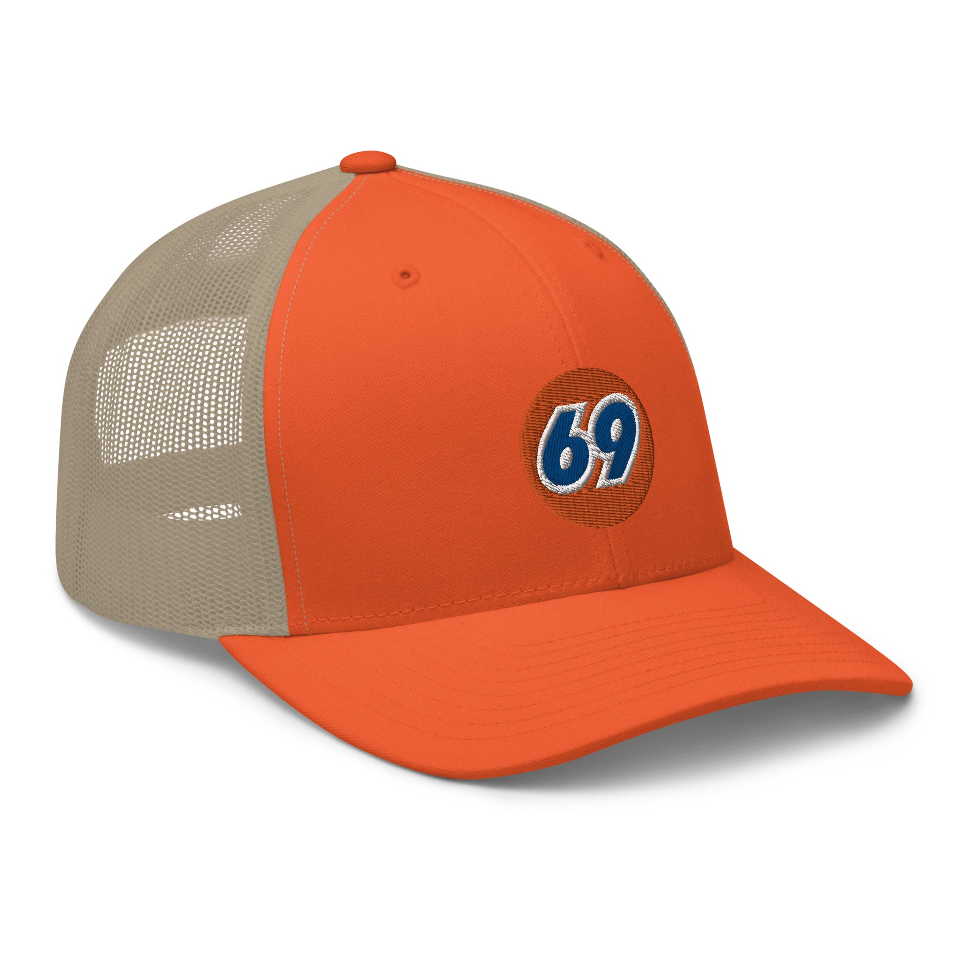 76 Oil Gas Station Parody 69 Official Fuel Racing Trucker Cap Snapback Hat