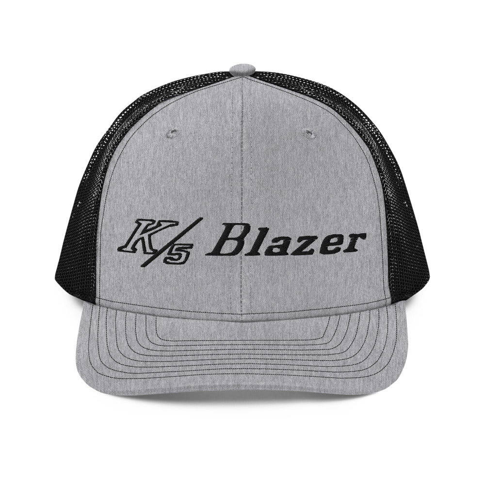 1969 - 1972 Chevy K5 Blazer Fender Emblem K/5 Gift Trucker Cap Embroidered Mesh Back Snapback Hat