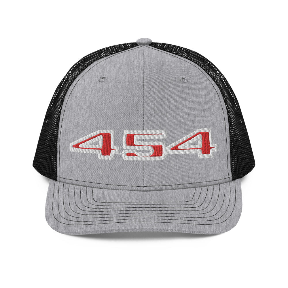 Chevelle Chevy 454 Big Block Engine Emblem Trucker Cap Embroidered Mesh Back Snapback Hat