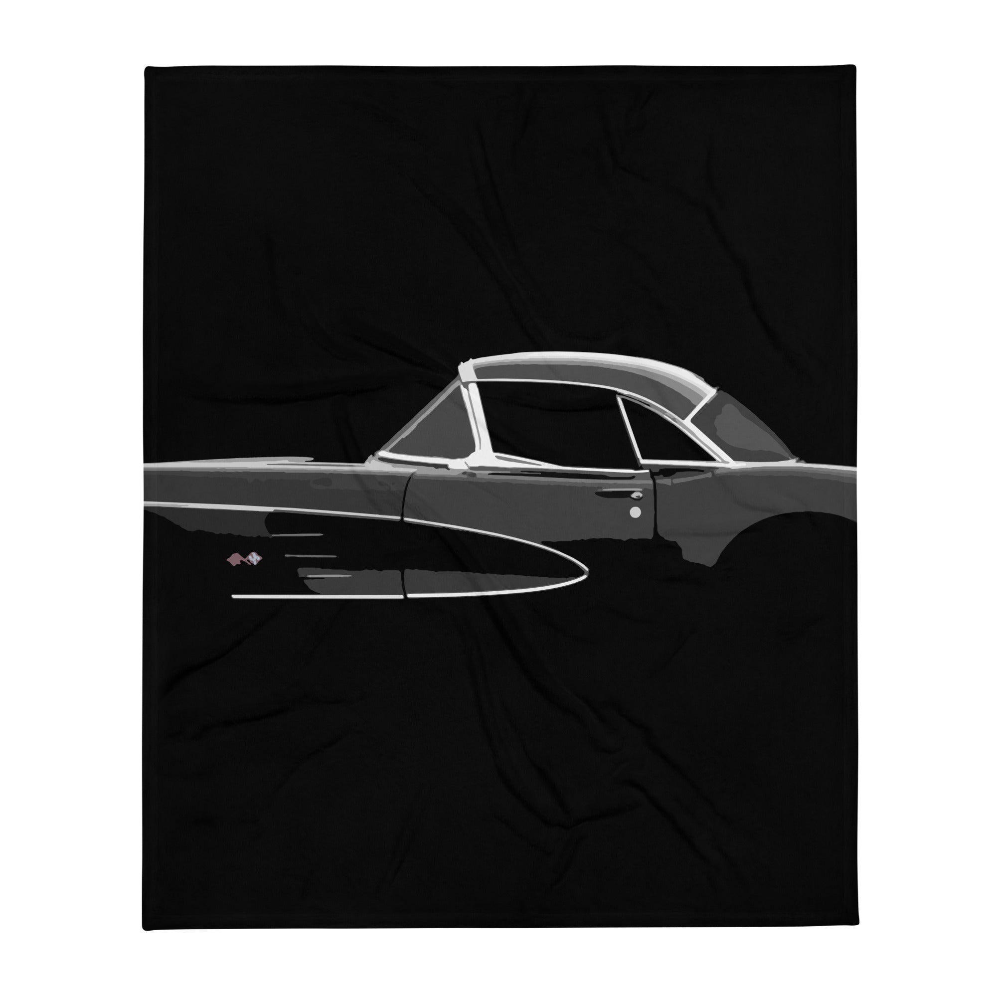 1959 Corvette Throw Blanket