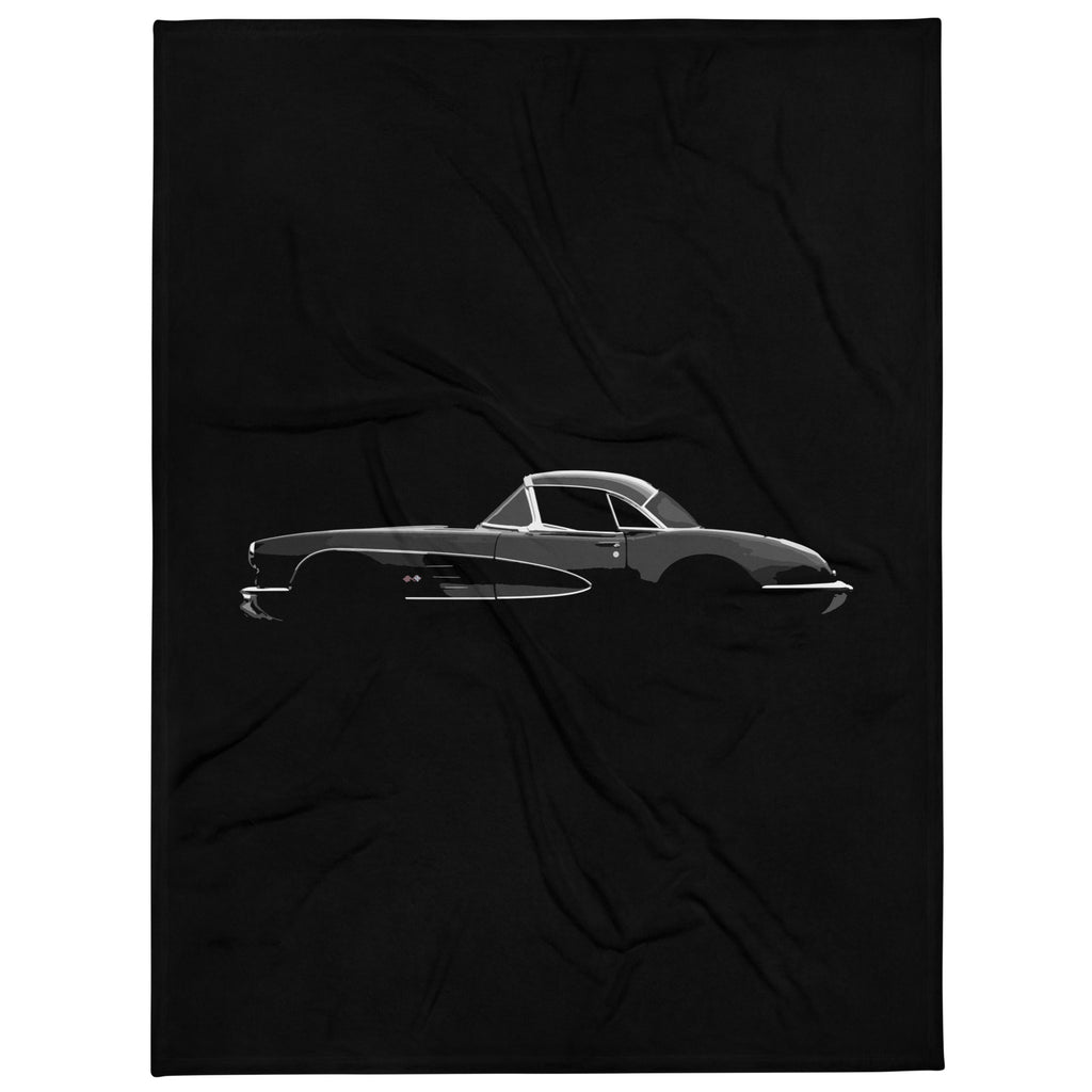 1959 Corvette Throw Blanket