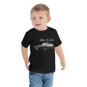 1969 GTO Muscle Car Toddler Short Sleeve Tee