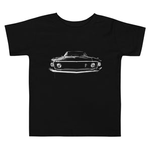 1969 Mustang Front Grille Toddler Short Sleeve Tee