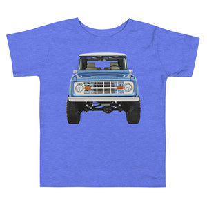 1975 Ford Bronco Vintage Truck Toddler Short Sleeve Tee