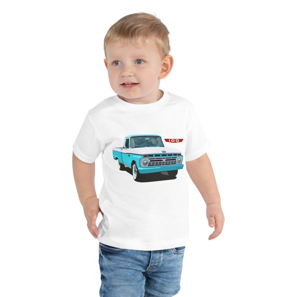 1966 Ford F100 Truck Toddler Short Sleeve Tee
