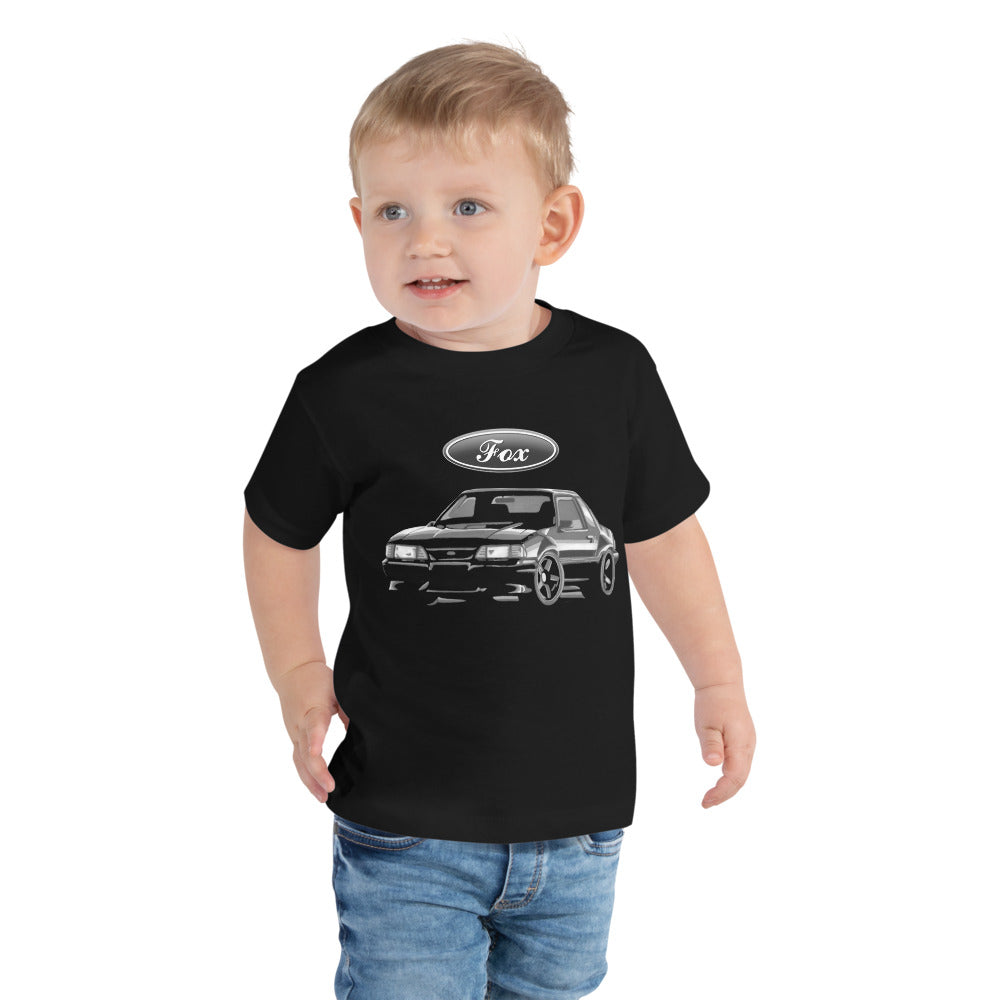 Foxbody Mustang 3rd Gen Car 1979 - 1993 Toddler Short Sleeve Tee