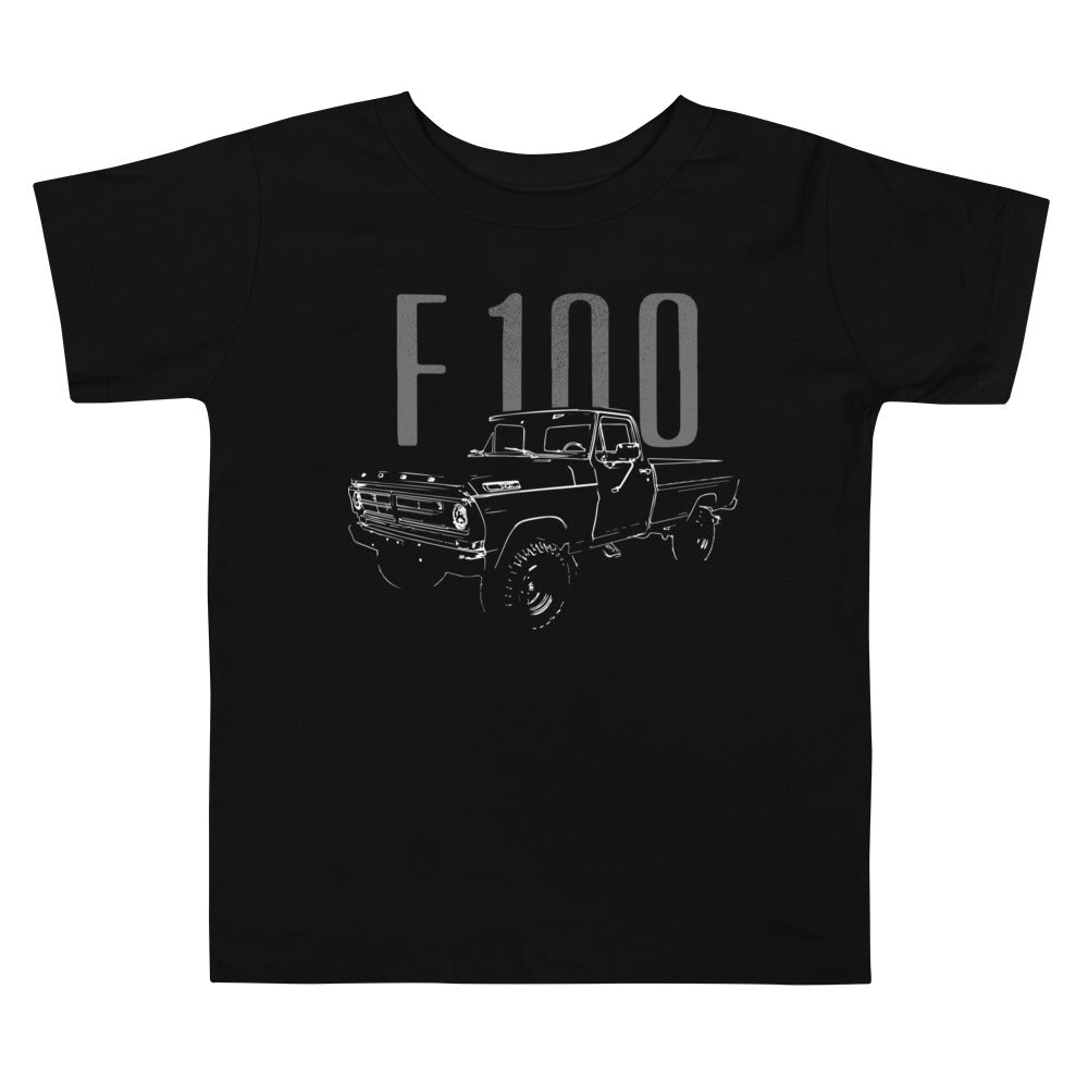 1972 Ford F100 Vintage Pickup Truck Owner Gift Toddler Short Sleeve Tee