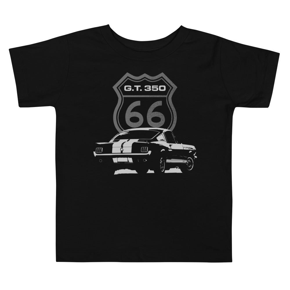 1966 Shelby GT350 Fastback Mustang Collector Car Gift Toddler Short Sleeve Tee