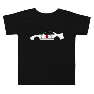 R32 GT-R Skyline GTR JDM Custom Stencil Design Car Club Drift Streetwear Toddler Short Sleeve Tee